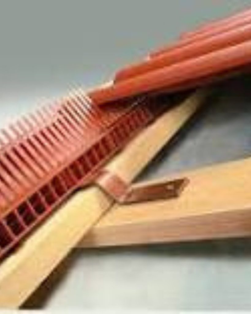Eave ventilation comb installed at the roof edge under the first row of tiles